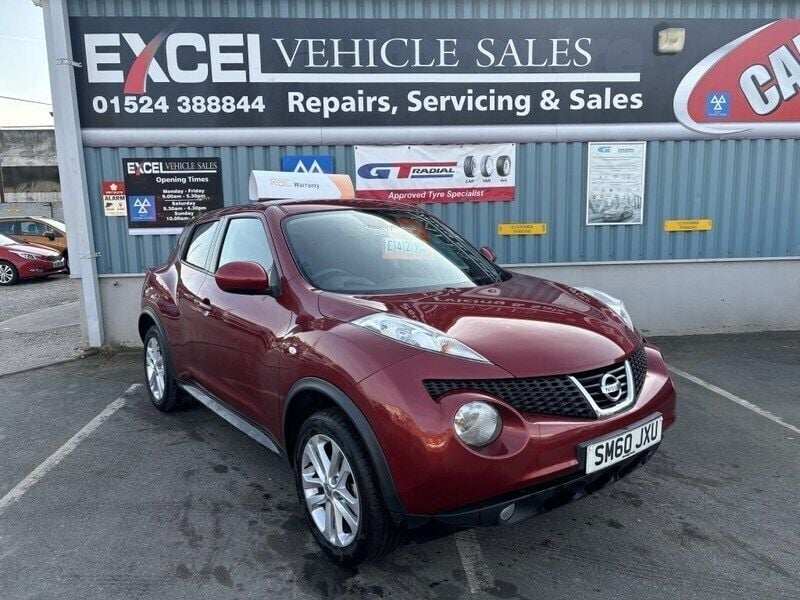 Red Used 2010 Nissan Juke Acenta SUV | £3,995 (Fair price) - Image 1/4