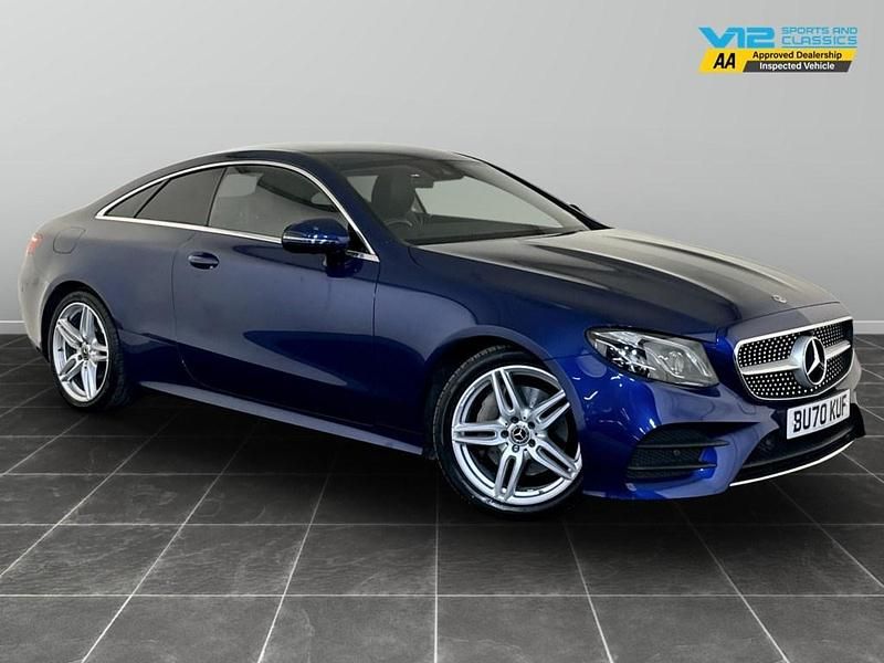 Blue Used 2020 Mercedes E220 AMG Line Premium Coupe | £23,795 (Fair price) - Image 1/2