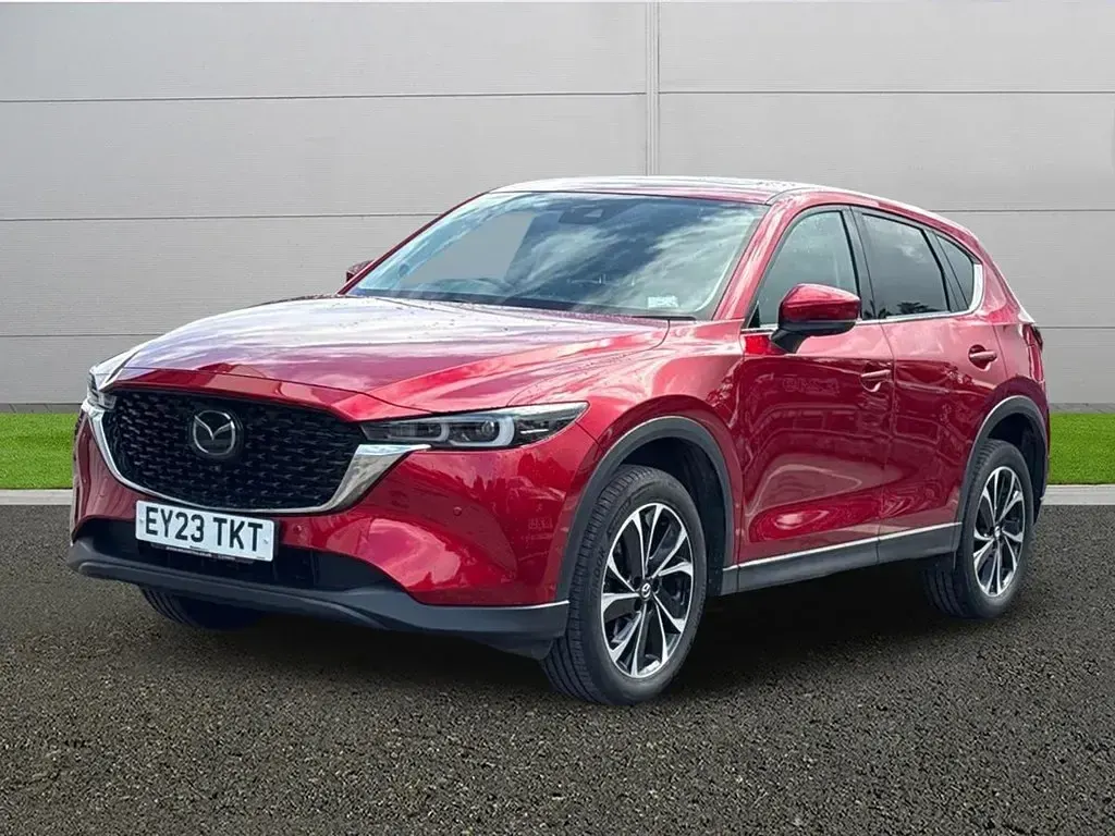 Begagnad Mazda CX-5 Exclusive-Line 165 HK (121 kW) 2023 Röd SUV