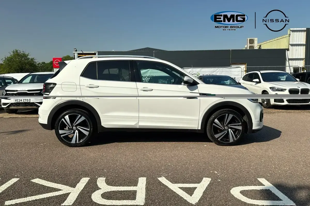 Used VW T-Cross R-line 115 HP (84 kW) 2019 White SUV