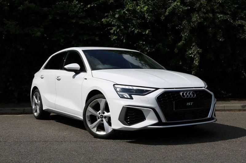 White Used 2022 Audi A3 S-Line Hatchback | £19,995 (Good price) - Image 1/4