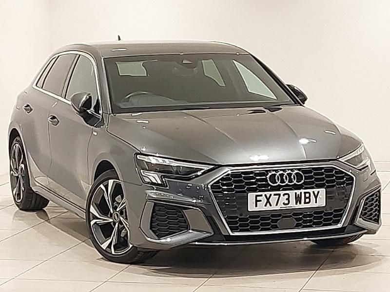 Used Audi A3 S-Line 110 HP (80 kW) 2023 Grey Hatchback