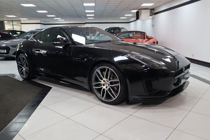 Black Used 2018 Jaguar F-Type R-Dynamic Coupe | £25,949 (Fair price) - Image 1/4