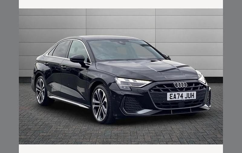 Black Used 2024 Audi A3 S-Line Sedan | £29,495 (Expensive) - Image 1/4