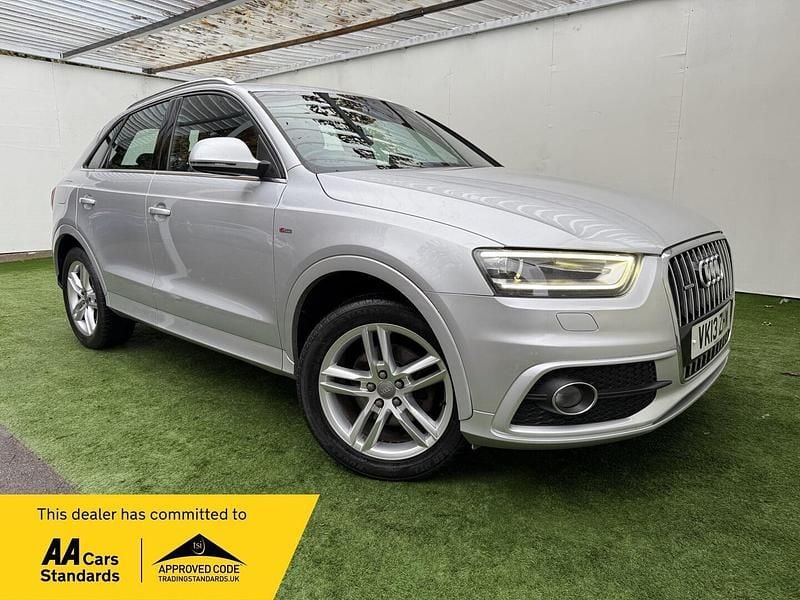 Silver Used 2013 Audi Q3 S-Line SUV | £5,995 (Fair price) - Image 1/4