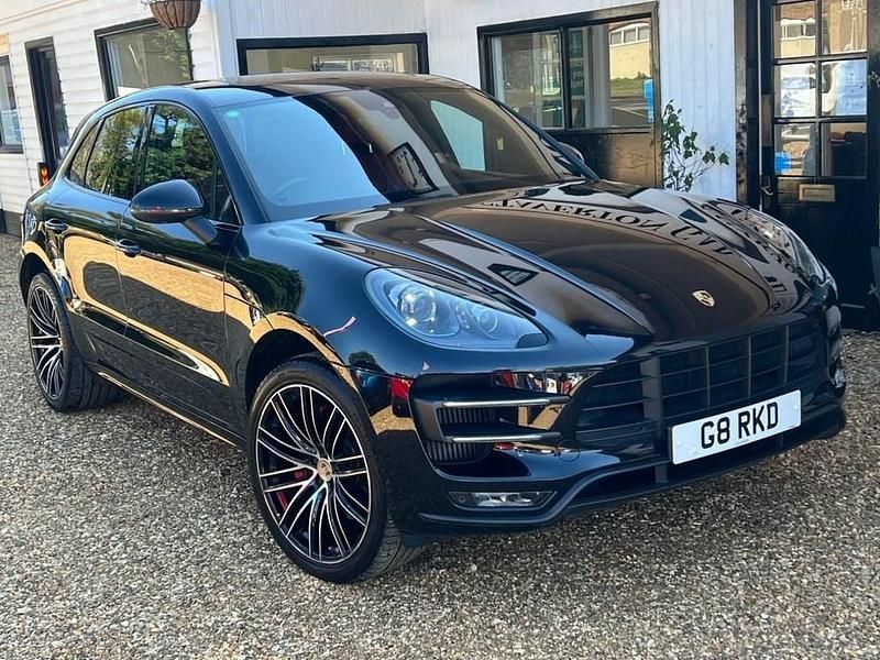 Black Used 2015 Porsche Macan Turbo SUV | £19,999 (Good price) - Image 1/4