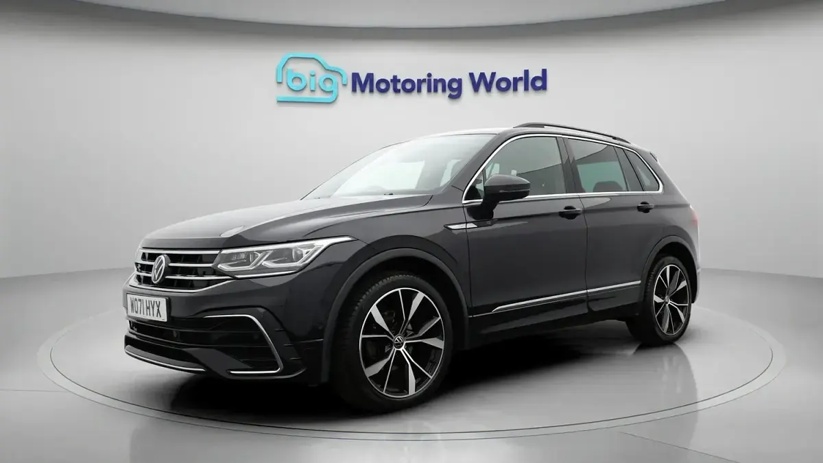 Used VW Tiguan R-line 150 HP (110 kW) 2021 Black SUV