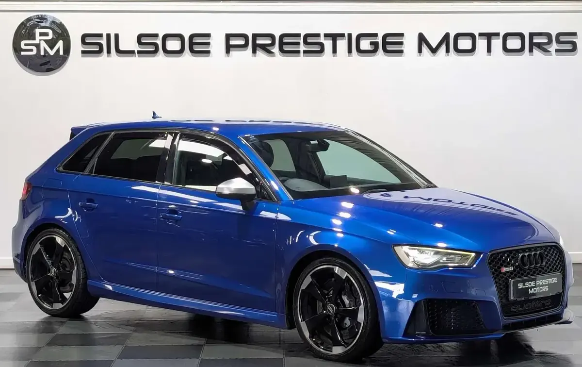 Used Audi RS3 Comfort 2015 Blue Sedan