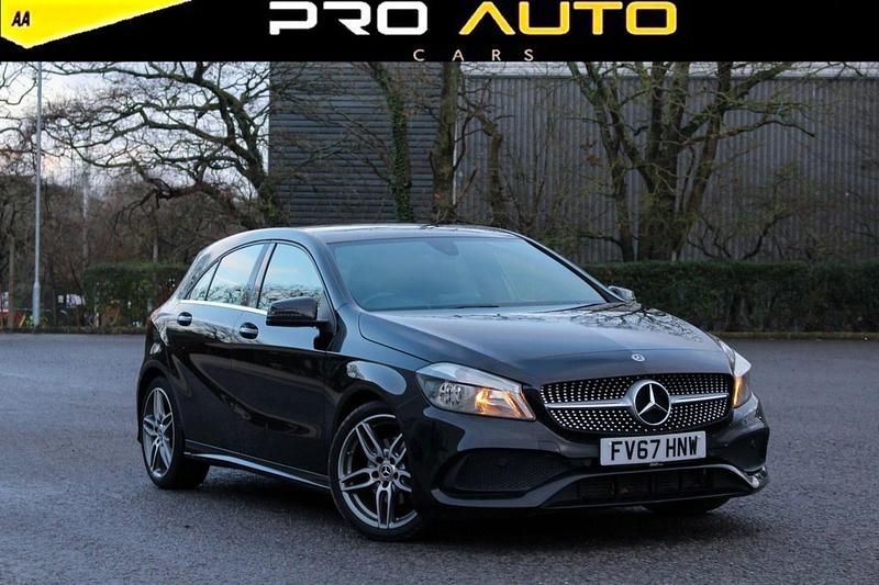 Black Used 2017 Mercedes A180 AMG line Hatchback | £8,800 (Fair price) - Image 1/4