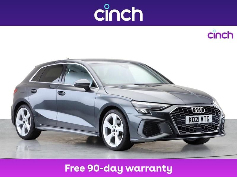 Grey Used 2021 Audi A3 S-Line Hatchback | £19,899 (Fair price) - Image 1/3