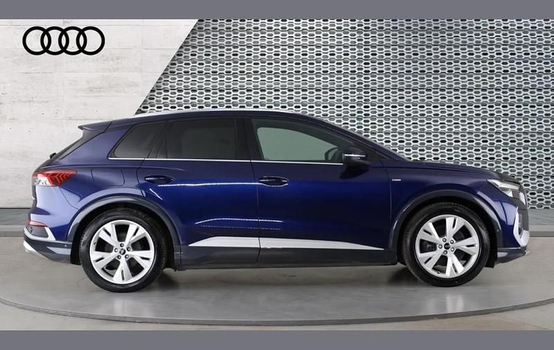 Used Audi Q4 e-tron S-Line 150 kW (204 HP) 2022 Blue SUV