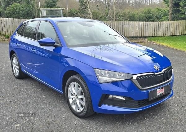 Used Skoda Scala SE Technology 110 HP (80 kW) 2023 Blue Hatchback