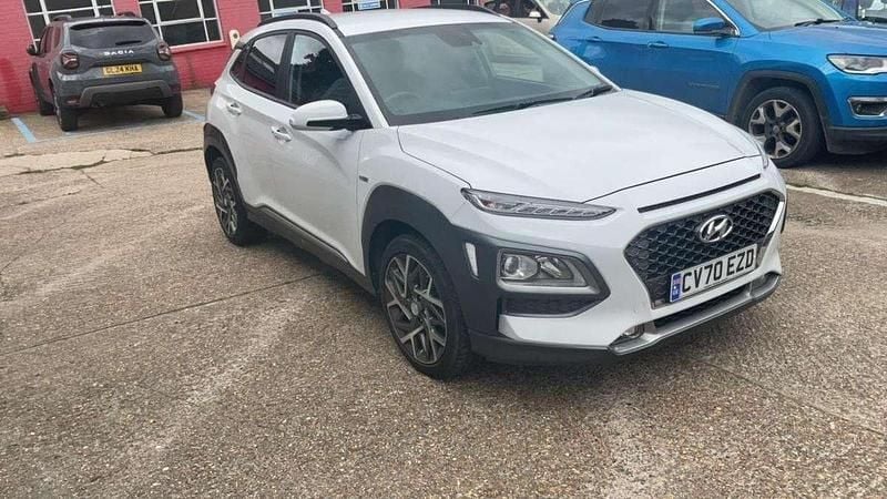 White Used 2020 Hyundai Kona Premium SUV | £15,295 (Good price) - Image 1/4