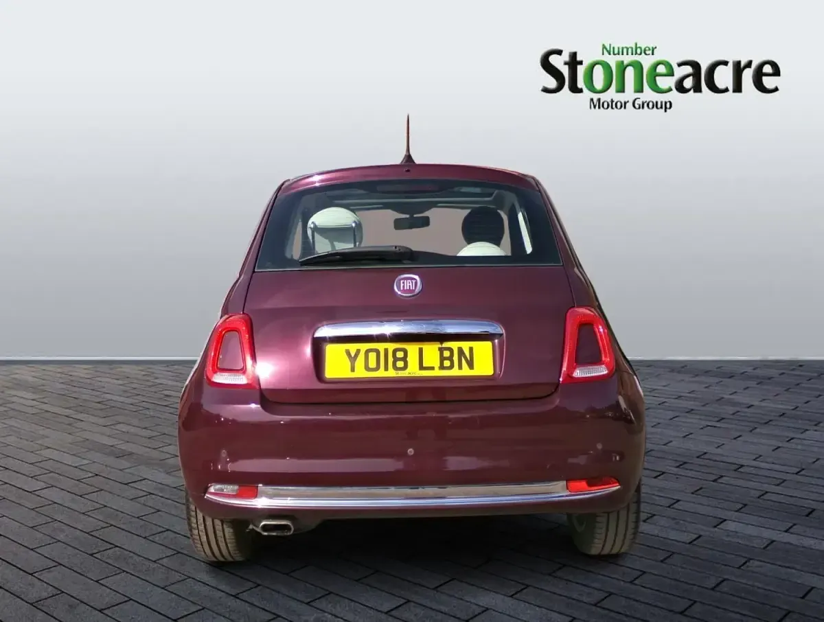 Used Fiat 500 Lounge 69 HP (50 kW) 2018 Red Hatchback