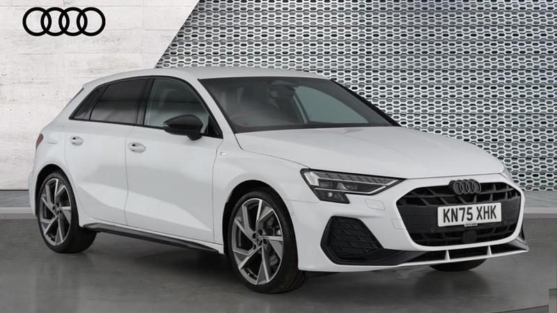 Used Audi A3 Black Edition 150 HP (110 kW) 2025 White