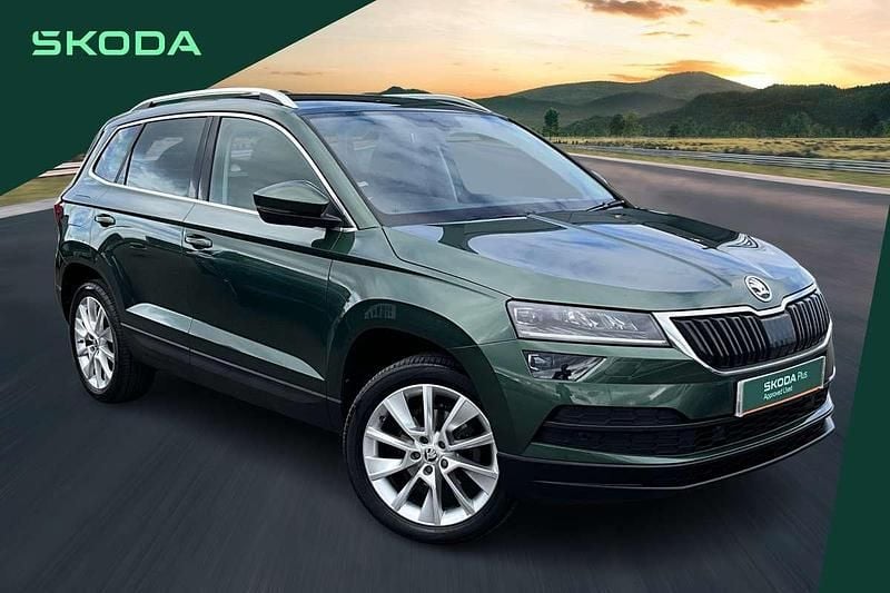 Green Used 2018 Skoda Karoq SE L SUV | £14,499 (Fair price) - Image 1/4