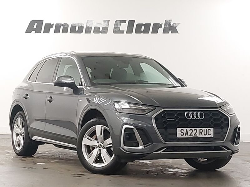 Grey Used 2022 Audi Q5 S-Line SUV | £30,998 (Good price) - Image 1/4