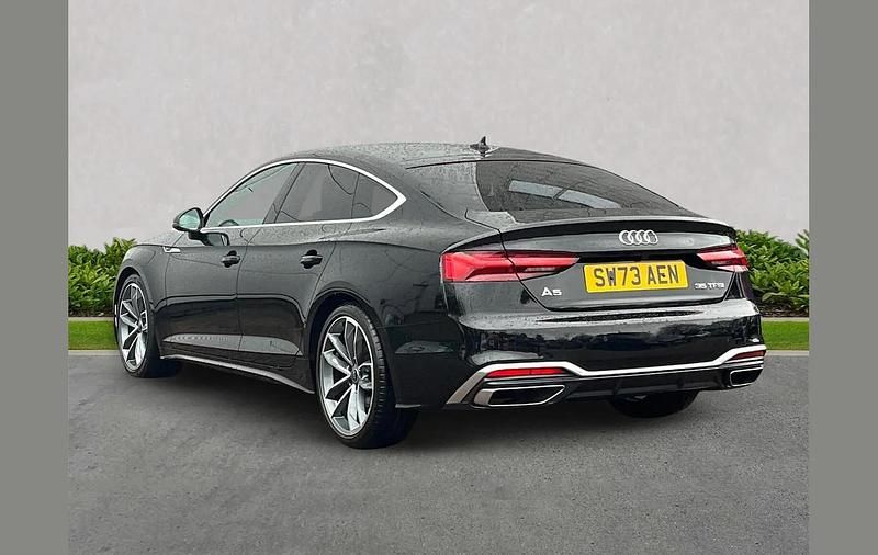 Used Audi A5 Sportback S-Line 150 HP (110 kW) 2023 Black Hatchback