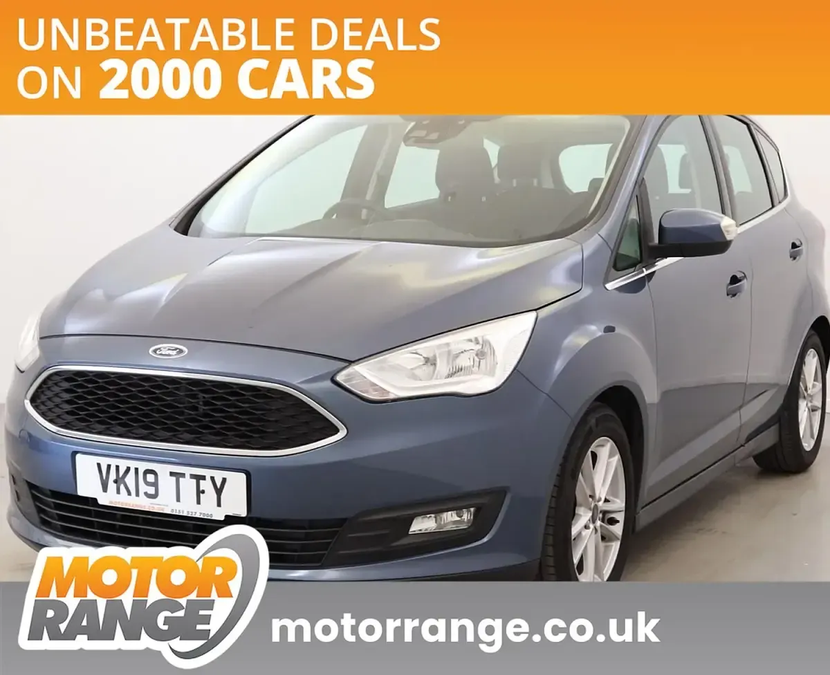 Used Ford C-MAX Zetec 123 HP (90 kW) 2019 Blue MPV
