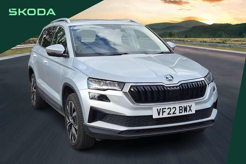 Silver Used 2022 Skoda Karoq SE L SUV | £18,595 (Fair price) - Image 1/4