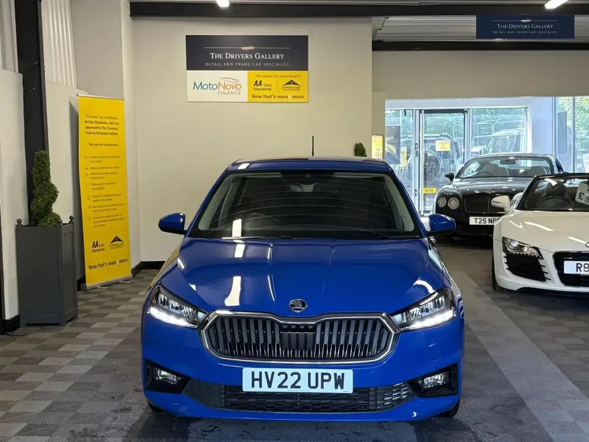 Used Skoda Fabia SE L 2022 Blue Hatchback