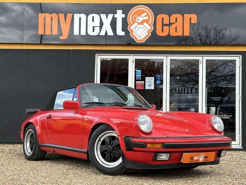 Red Used 1989 Porsche 911 Carrera Cabriolet Sport Cabriolet | £49,995 - Image 1/4