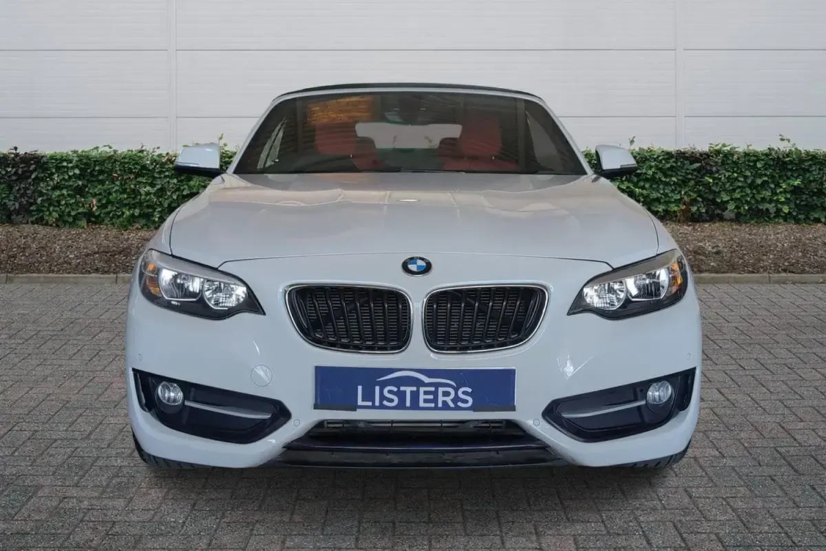 Used BMW 218 Sport Line 2016 White Cabriolet