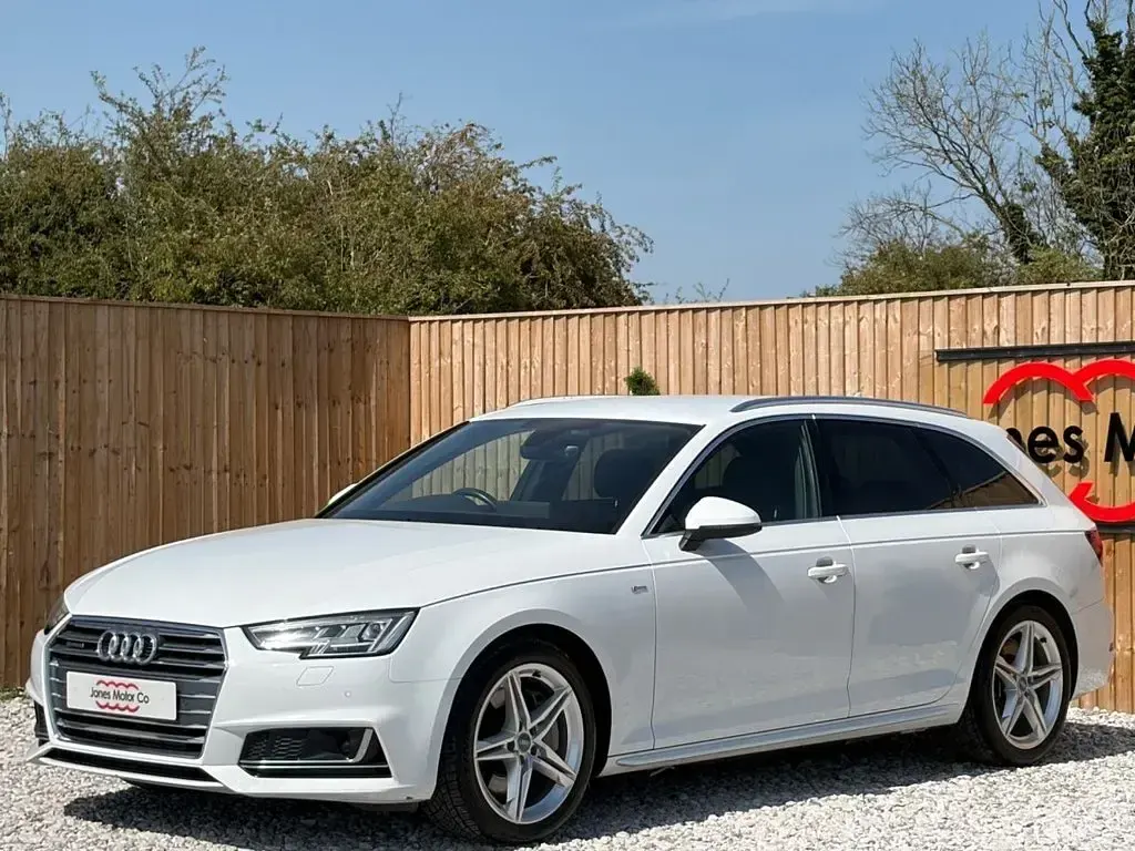 Used Audi A4 S-Line 252 HP (185 kW) 2017 White Estate