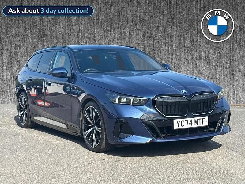Blue Used 2024 BMW 530e M Sport Estate | £46,999 - Image 1/3