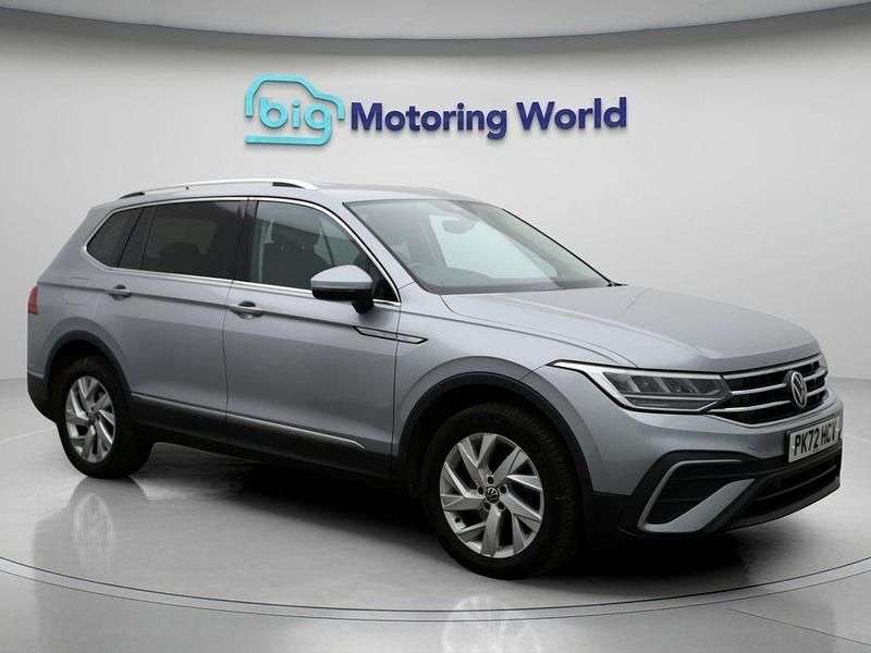Silver Used 2022 VW Tiguan Allspace Life SUV | £22,000 (Fair price) - Image 1/4
