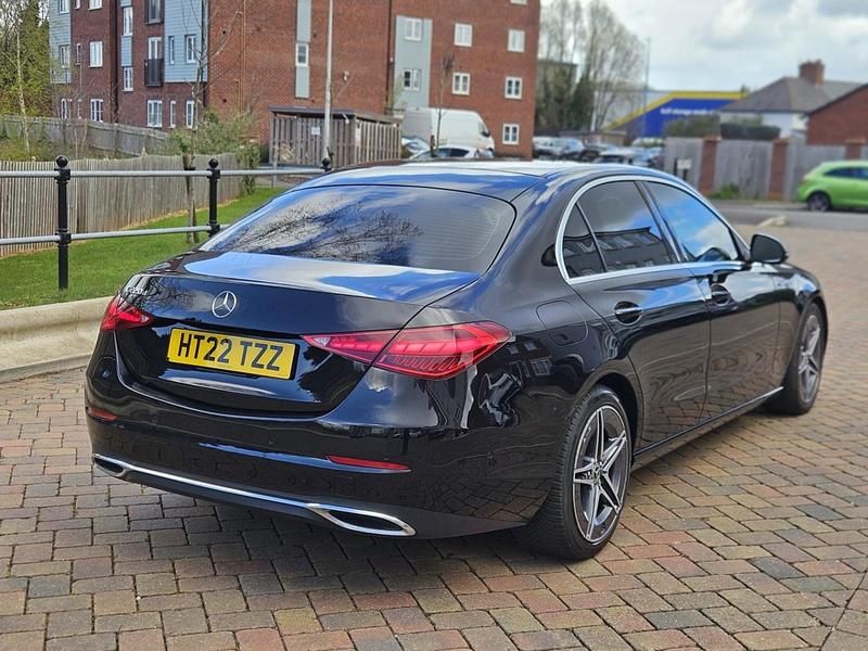 Used Mercedes C220 2022 Black Sedan