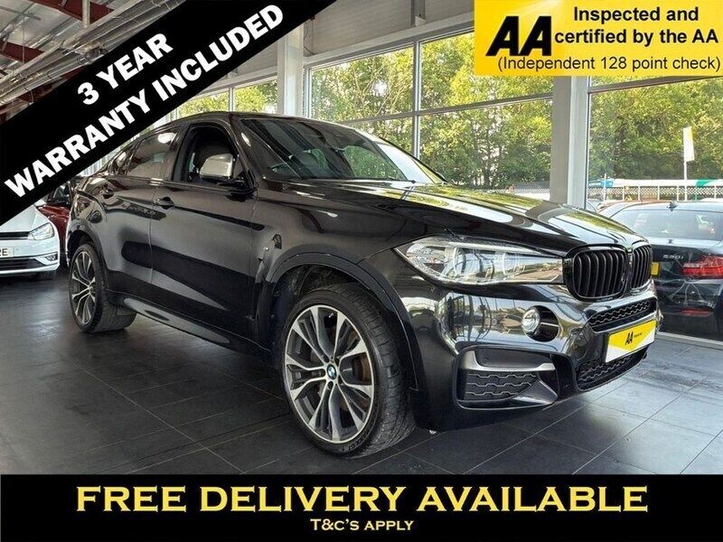 Black Used 2018 BMW X6 Shadowline SUV | £24,295 (Expensive) - Image 1/2