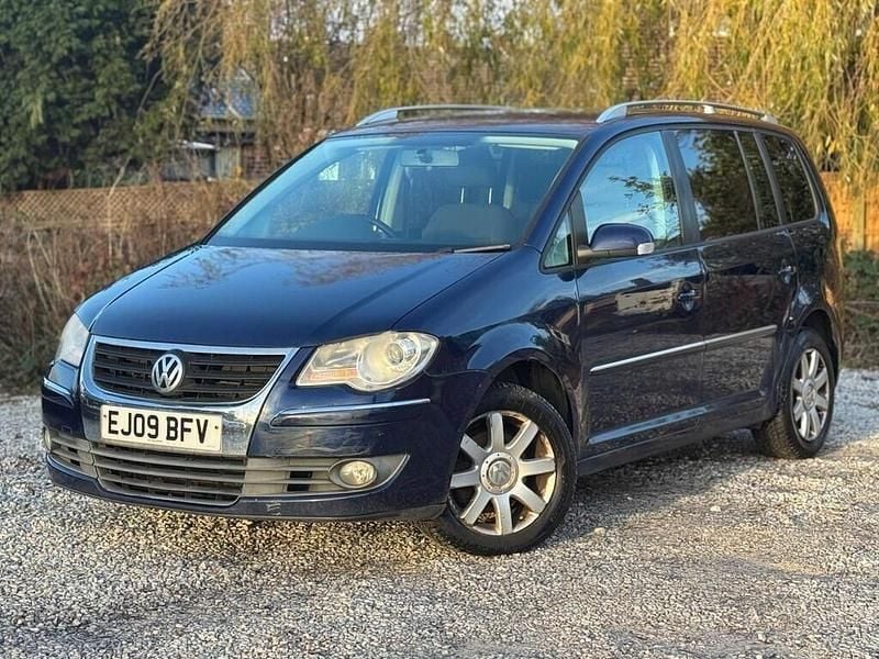 Used VW Touran Sportline 138 HP (101 kW) 2009 Blue MPV