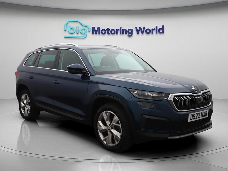 Blue Used 2022 Skoda Kodiaq SE L SUV | £22,500 (Fair price) - Image 1/4
