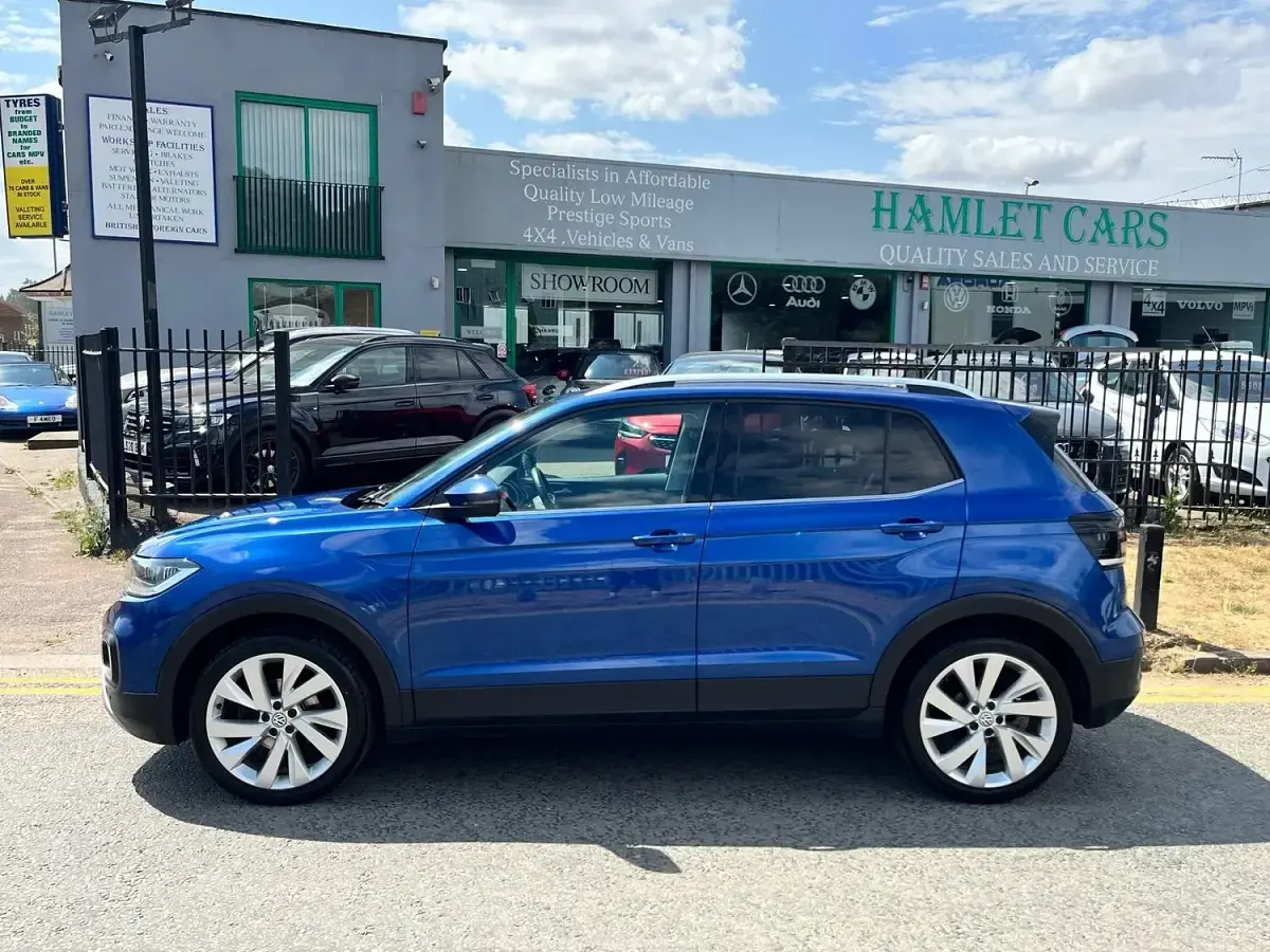 Used VW T-Cross SEL 115 HP (84 kW) 2019 Blue SUV