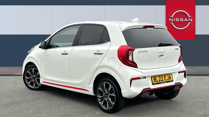 Used Kia Picanto GT-Line S 99 HP (72 kW) 2022 White Hatchback
