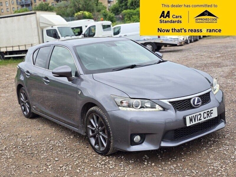 Grey Used 2012 Lexus CT200h Sport Line Hatchback | £7,480 (A bit pricey) - Image 1/4