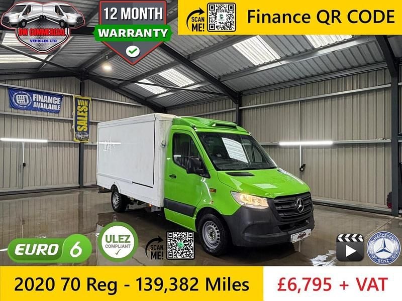 Used Mercedes Sprinter 140 HP (102 kW) 2020 Green Van