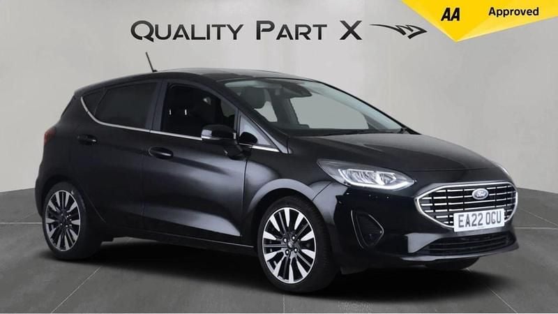 Used Ford Fiesta Titanium 125 HP (91 kW) 2022 Black Hatchback