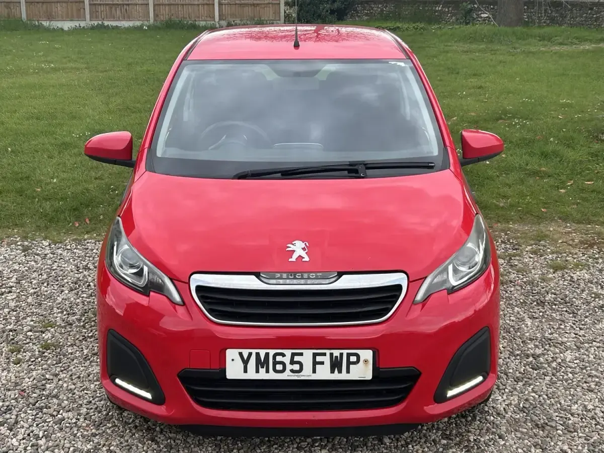 Begagnad Peugeot 108 Active 68 HK (50 kW) 2016 Röd Halvkombi