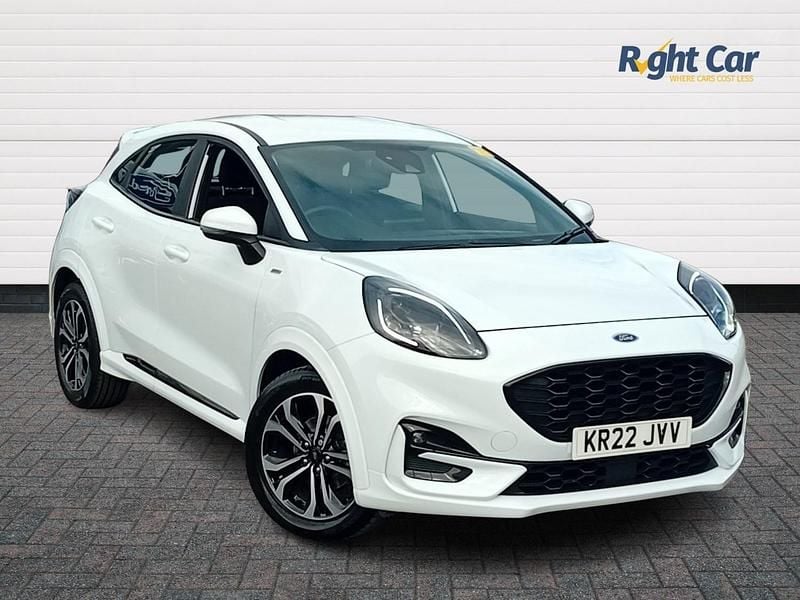 Frozen white Used 2022 Ford Puma ST-Line SUV | £15,299 (Fair price) - Image 1/4