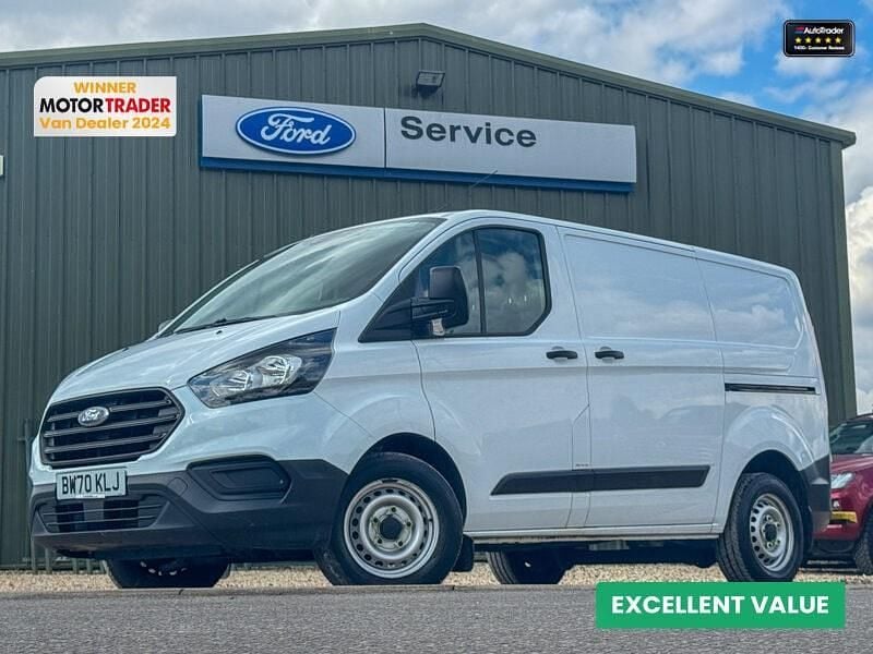 White Used 2021 Ford Transit Custom Van | £14,360 (Good price) - Image 1/4