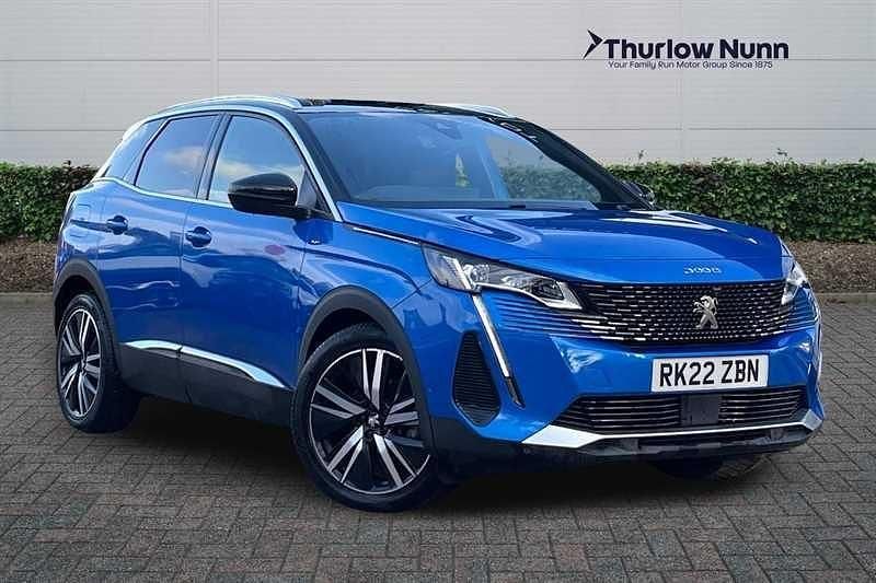 Blue Used 2022 Peugeot 3008 Premium Hatchback | £21,000 (Fair price) - Image 1/4