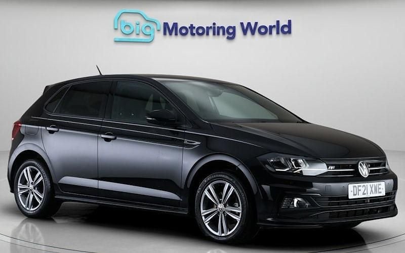 Used VW Polo R-line 110 HP (80 kW) 2021 Black Hatchback