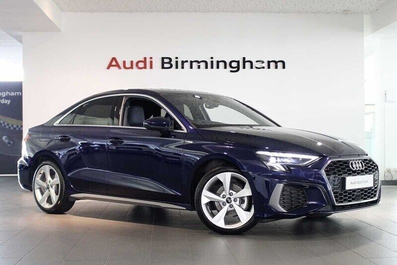Navarra blue Used 2024 Audi A3 S-Line Sedan | £27,500 (Fair price) - Image 1/4