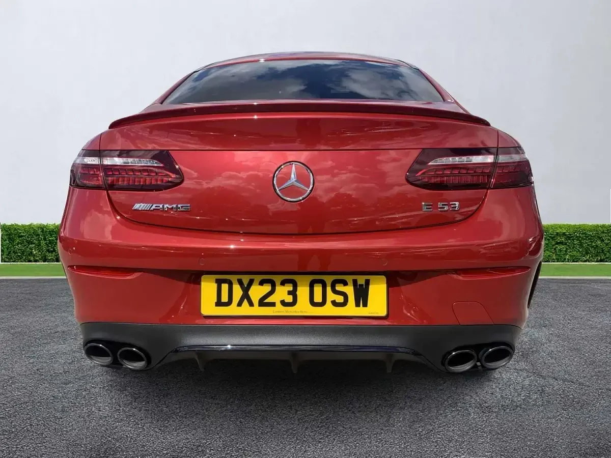 Used Mercedes E53 AMG Premium Plus 435 HP (319 kW) 2023 Red Coupe