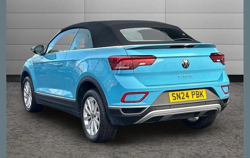 Used VW T-Roc Cabriolet Style 150 HP (110 kW) 2024 Blue Cabriolet