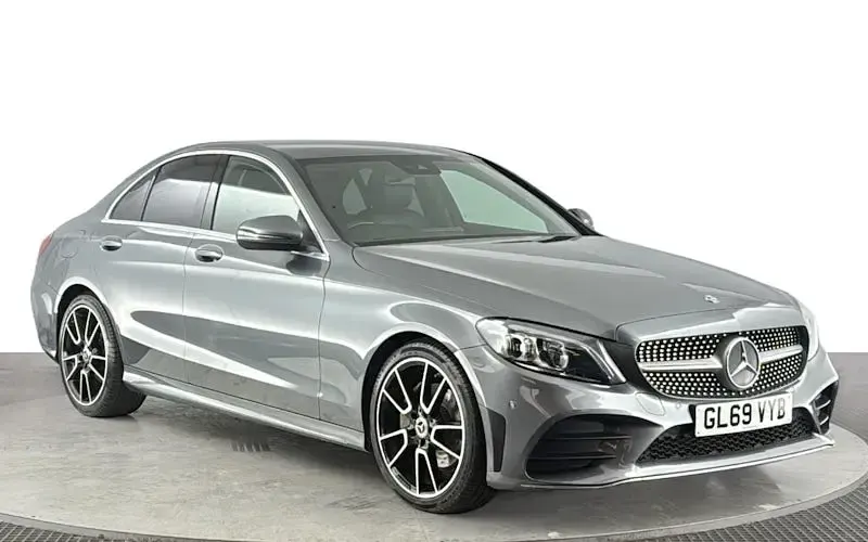 Used Mercedes C220 AMG Line Premium 194 HP (142 kW) 2019 Grey Sedan