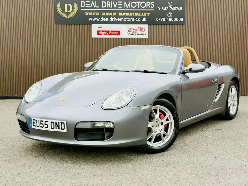Used Porsche Boxster 240 HP (176 kW) 2005 Grey Cabriolet