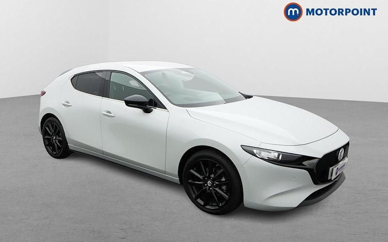 White Used 2025 Mazda 3 Homura-Line Hatchback | £19,799 - Image 1/4